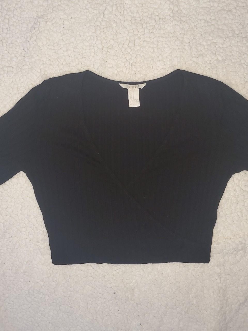 Forever 21 Surplice Crop Top